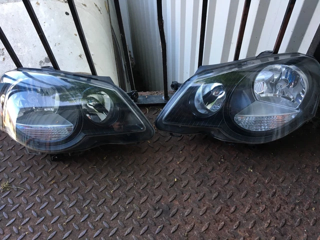 Vw Polo 9N3 Gti Headlights Genuine Vw Uk Right Hand Drive
