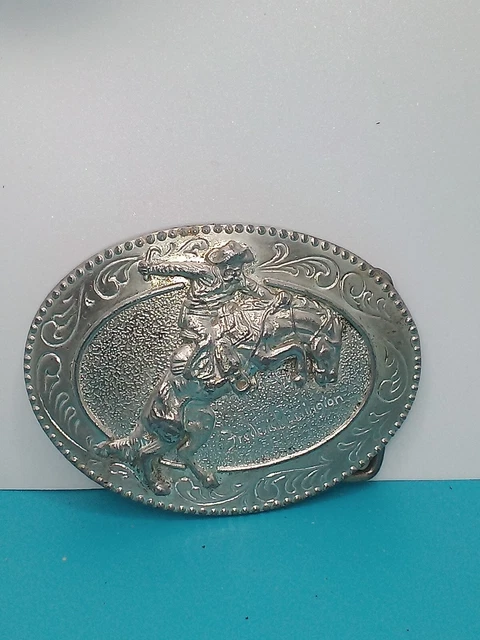 Western Cowboy Belt Buckle | The Bronco Buster | Frederic Remington Art Museum