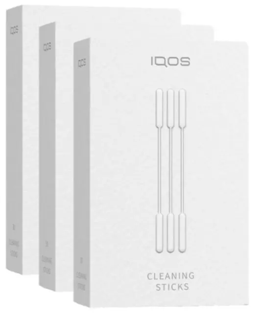 60 Stk. IQOS Cleaning Sticks Starter feucht Original