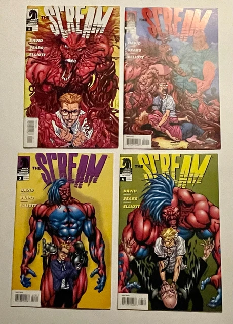 The SCREAM Complete series #1-4 2007 DARK HORSE COMICS Peter David, Bart Sears