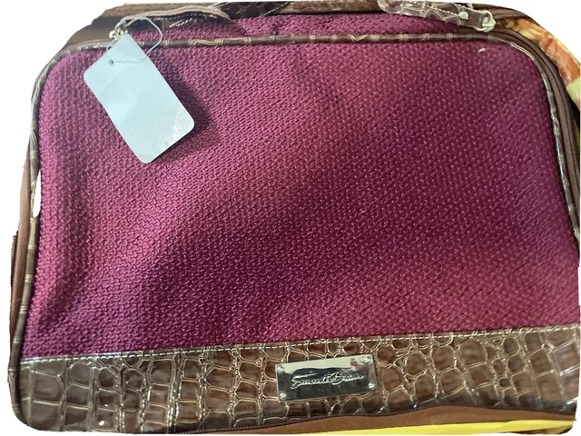 Samantha Brown Burgundy Tweed Accessory  Kit NWD READ!
