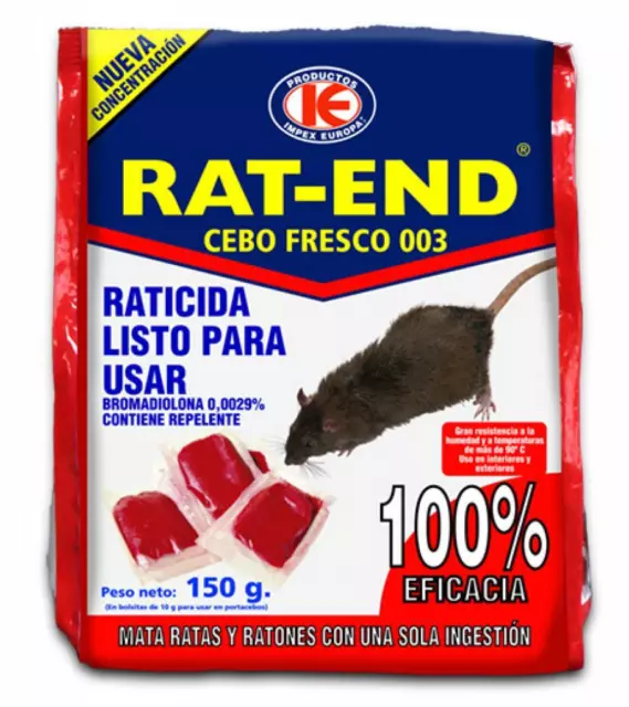 Rat End Cebo Fresco - 150 gr