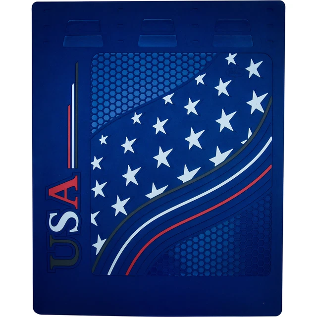 M&C USA Stars and Stripes Semi-Truck Mud Flaps - 24in.W x 30in.H, Pair M&C USA Stars and Stripes Semi-Truck Mud Flaps - 24in.W x 30in.H, Pair