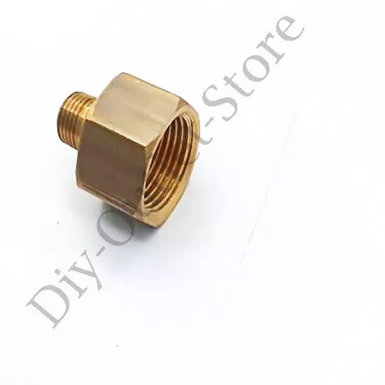 Female M18x1.5 to Male1/8"NPT Reducer Oil Pressure Gauge Adapter Brass sump plug