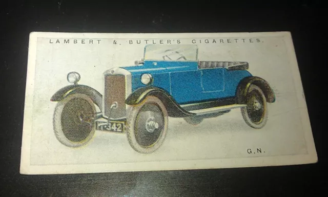 1923 GN Light  Car Lambert & Butler UK Cigarette Card