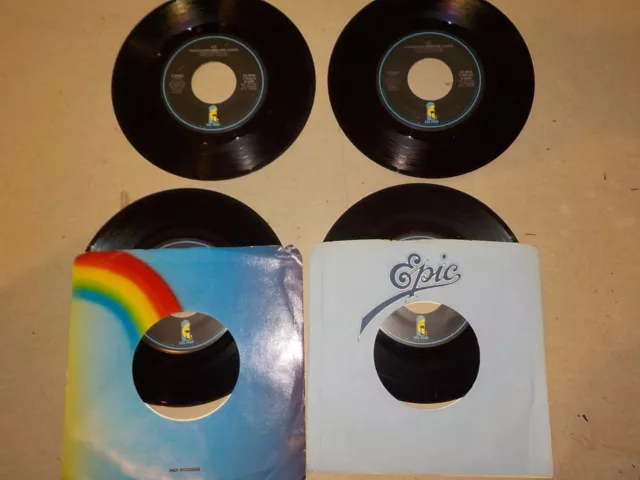 U2 "Desire/Hallelujah Here She Comes" Lot of 4 Rare Vinyl 45 Records VG+ W955