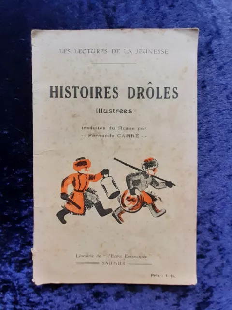 Histoires drôles illustrées - Carré - Livre ancien enfant