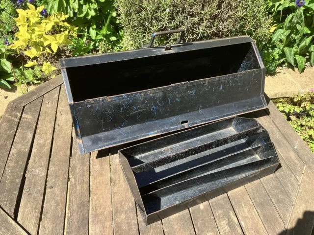 Vintage Metal 61cm Length Tool Box