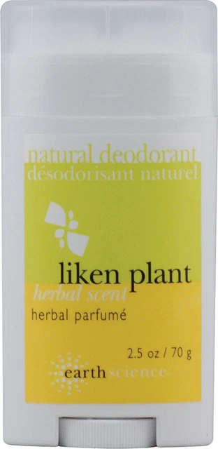 Desodorante natural similar a planta de Earth Science, 2,5 oz