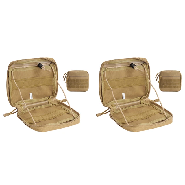 EDC Utility Pouch Adjustable Elastic Belt for Goalzero/M3/ML4/ZN (Khaki)