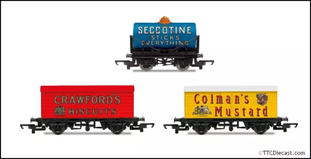 Hornby R6990 Hornby 'Retro' Wagons, three pack, OO Gauge *LAST FEW*