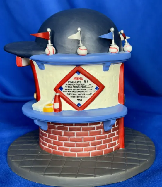 Dept 56 CIC Accessory "NEW YORK YANKEES REFRESHMENT STAND" 56.59437 PORCELAIN 2