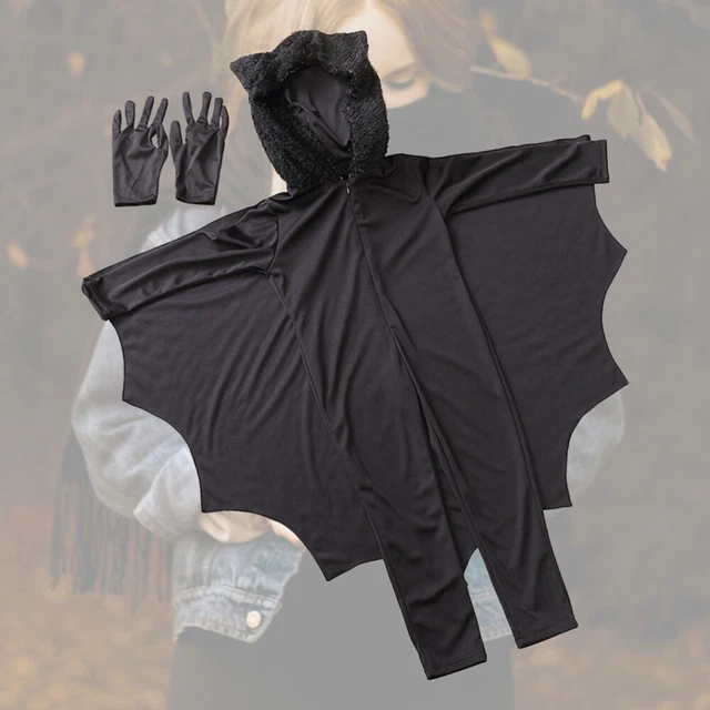 Costume da pipistrello vampiro monopezzo tuta da pipistrello per bambini abbigliamento animale