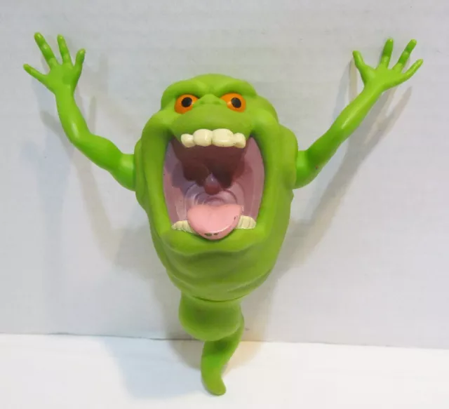REAL GHOSTBUSTERS 1984 SLIMER ACTION FIGURE by KENNER GREEN GHOST VINYL JOINTED