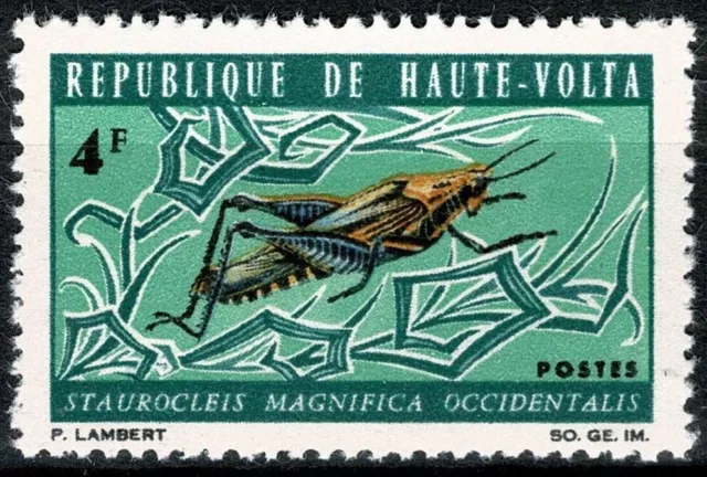 HAUTE VOLTA 1966 FAUNE  YT  n° 163 neuf ★★ luxe / MNH