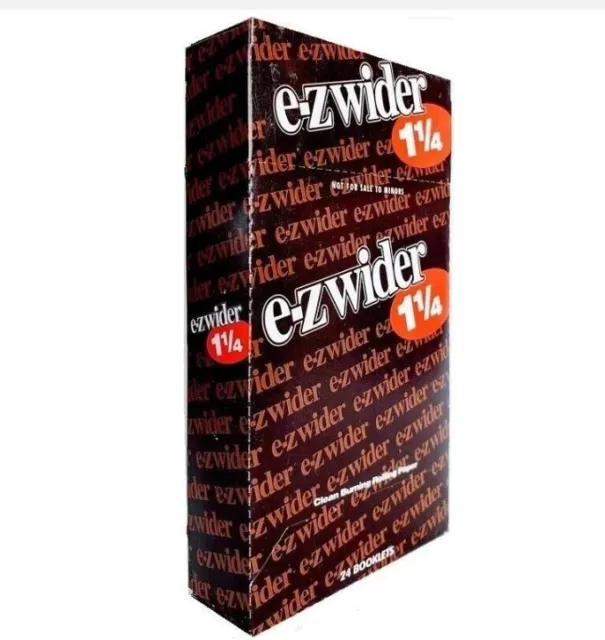 E-Z Wider 1 1/4( 1.25) Rolling Papers Ez wider 6 Booklets