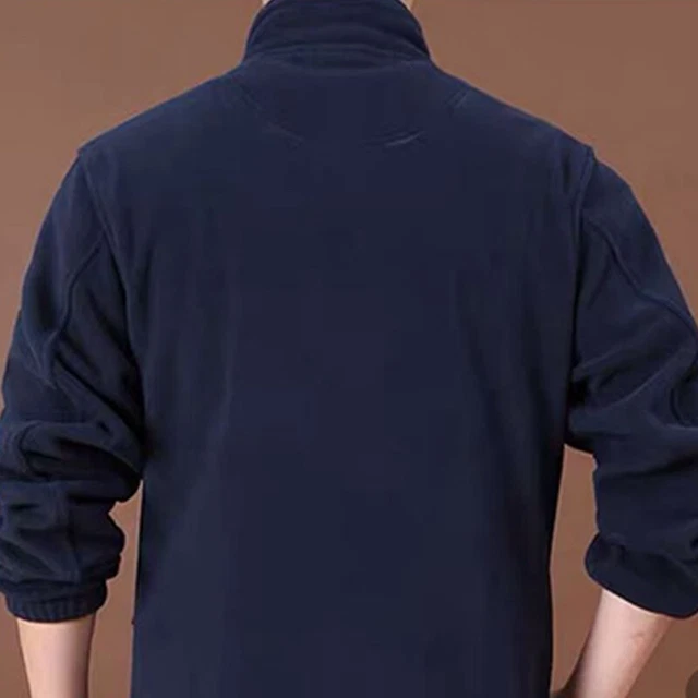 Mens Extra Thick Warm  Work Jacket Padded Anti Pill Winter Fleece Heavy Duty 10