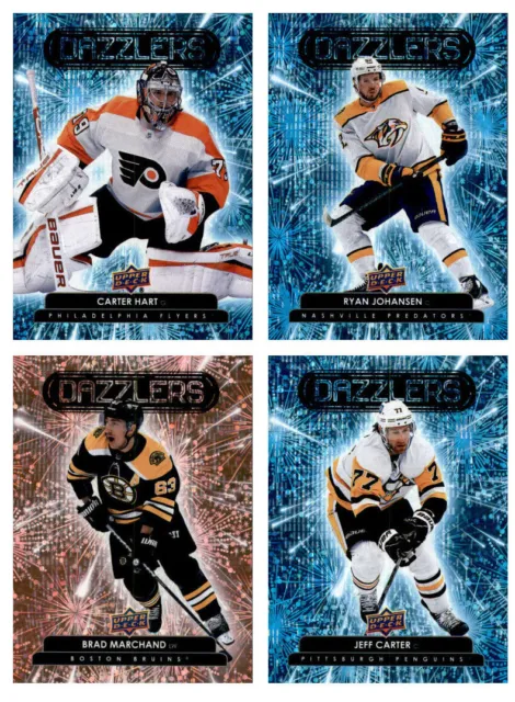 2022-23 22/23 UPPER DECK SERIES 1 + 2 + EXTENDED DAZZLERS cards U-Pick From List