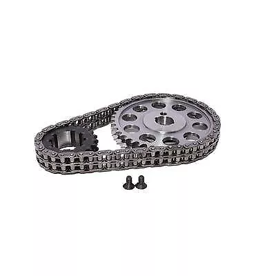 Comp Cams 7138Cpg Billet Timing Set - Sbf Timing Chain Set, Double Roller, Keywa