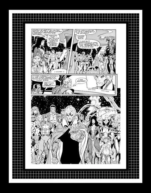 Ron Lim Infinity War #4 Rare Production Art Pg 30 Monotone