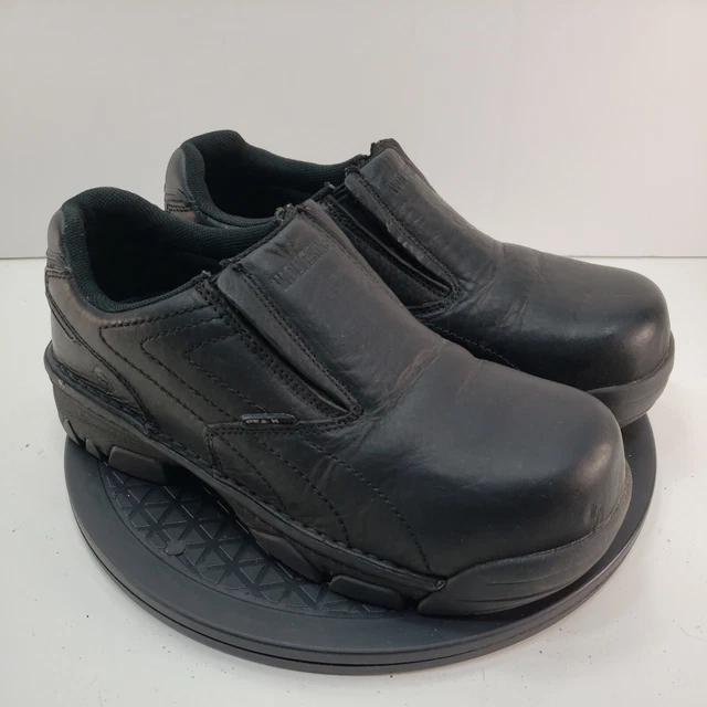 Women’s Wolverine Composite Toe Work Boots Size 9.5W US Black Peak AG NXT Safety