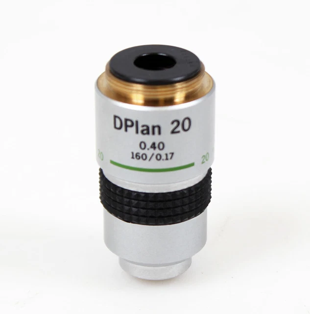 OLYMPUS DPLAN 20 Microscope Objective Lens RMS, 0.40160/0.17 126.00