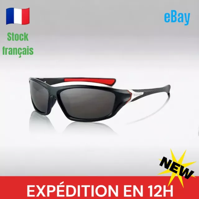 Lunette De Sport Polarisés Pour Homme Et Femme,Lunette Coupe-Vent Et Anti-UV