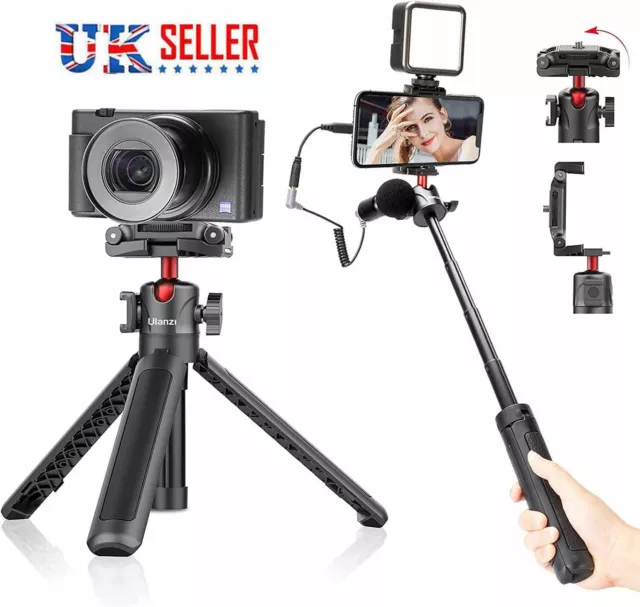 Ulanzi MT-41 Mini Extendable Desktop Tripod Bracket For DSLR Smartphones Cameras