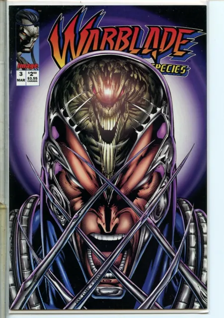 Warblade Endangered Species 1995 series # 3 very fine comic book
