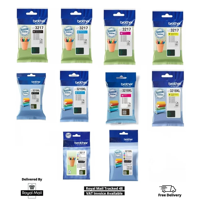 Cartouche d'encre GLEGLE LC3219XL pour Brother LC3217 LC3219 - Pack de