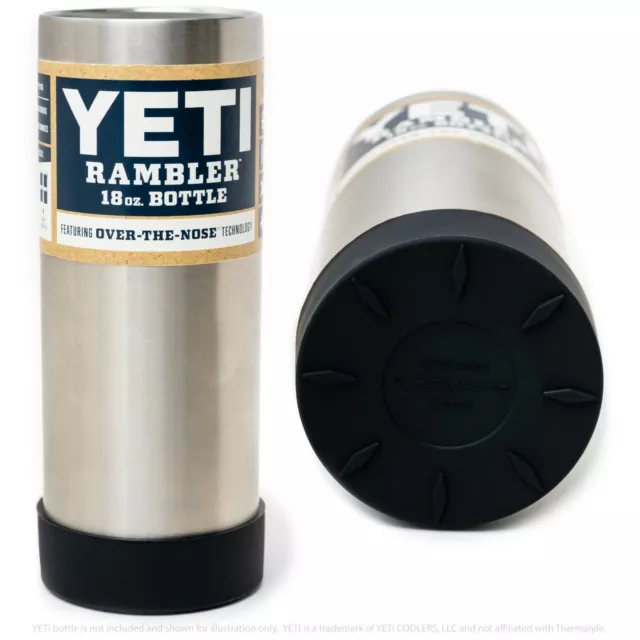 Protective Silicone Boot Sleeve Compatible with YETI 46oz 36oz 26oz 18oz  12oz Water Bottles, Anti-Slip Bottom Cover, BPA Free