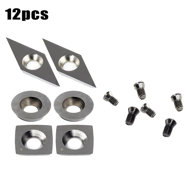 Silver-Carbide Pinze Inserts-Set Legno Tornio Tornitura Attrezzi for Lavorazione