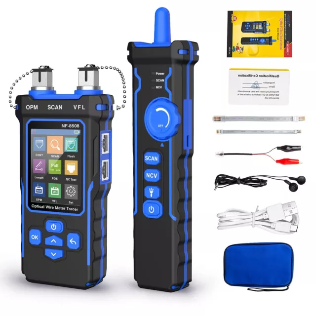 Network Cable Tester RJ45 CAT5 CAT6 Cable Toner Ethernet Cable Tester