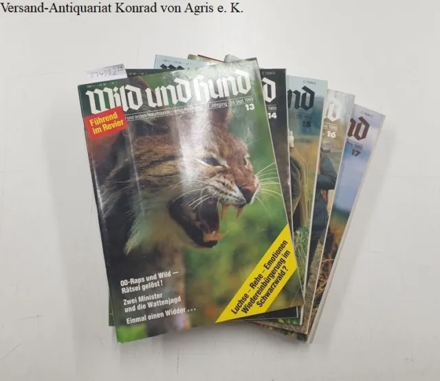 Wild und Hund : 92. Jahrgang 1989 : Heft 13-26, Verlag Paul Parey: