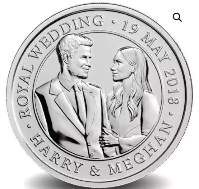 MEGHAN MARKLE PRINCE Harry Royal Wedding Silver Coin Netflix Family ...