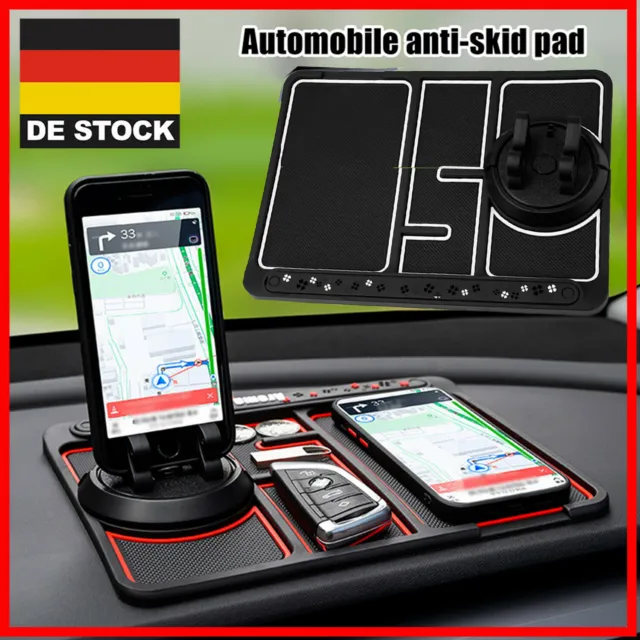 UNIVERSAL AUTO ARMATURENBRETT Anti-Rutsch-Matte Mit Drehbar Handyhalterung  EUR 11,99 - PicClick DE