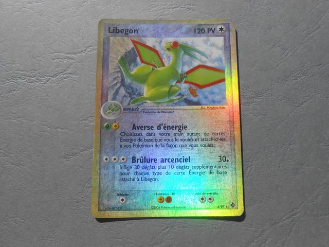 Carte Pokémon - Bloc EX - Dragon 4/97 Libegon PV120 - REVERSE RARE - FR