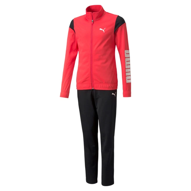Puma Bambini Tricot Suit Op Gt Tuta Sportiva Completo Sportivo 589382 Fucsia