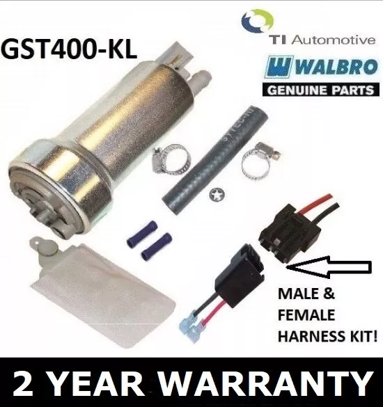 Genuine Walbro In Tank 440 Lph Fuel Pump With Fitting Kit Pwm Compatible