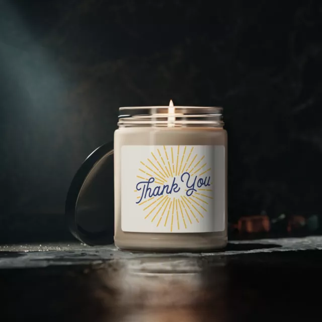 Thank You Scented Soy Candle, 9oz