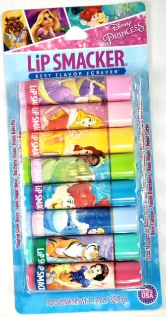 Lip Smacker Lip Balm Party Pack Disney PRINCESS - 8 Pack