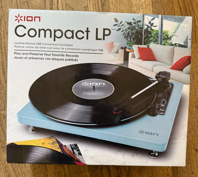 Platine Vinyle ION Classic LP USB, Noir Laqué