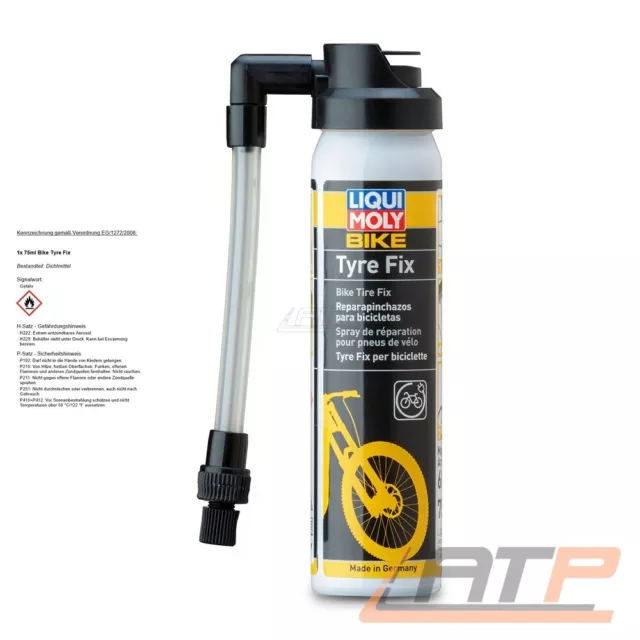 75ml LIQUI MOLY BIKE TYRE FIX FAHRRAD REIFEN REPARATUR SPRAY PANNENSPRAY