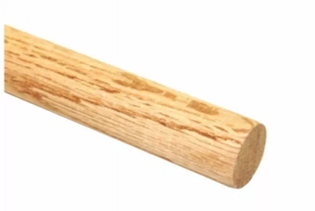 100 ea Madison Mills  432551  5/16 " X 36"  Oak Wood Dowel Rods