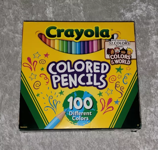 CRAYOLA COLORED PENCIL Set Colors of the World 150 Ct School