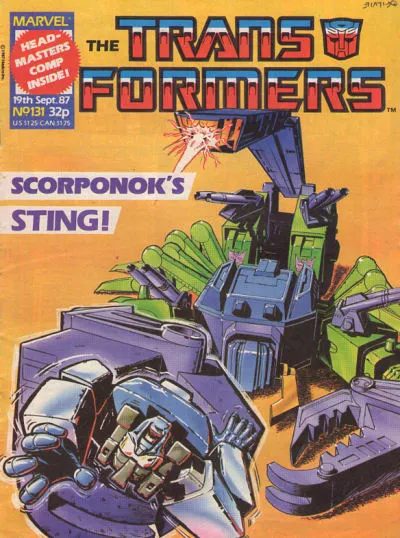 TRANSFORMERS #131 - 1987 - Marvel Comics Group UK