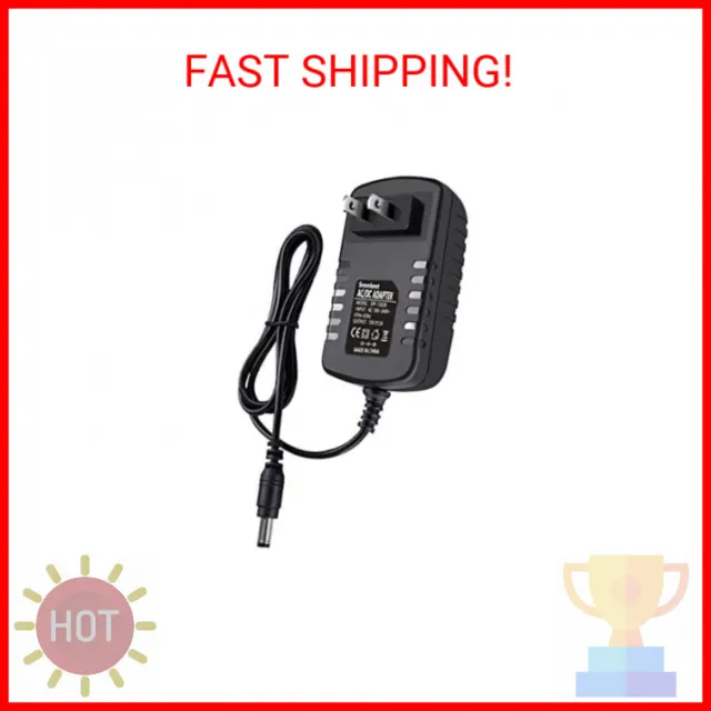 Snsnlent Ac Adapter 15V 2A DC Power Supply Charger AC 100-240V 50-60Hz to DC 15V