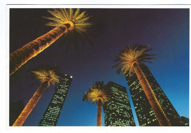 Postcard Los Angeles CA NEW WEST Skinscent for Men Aramis Fragrance Figueroa St