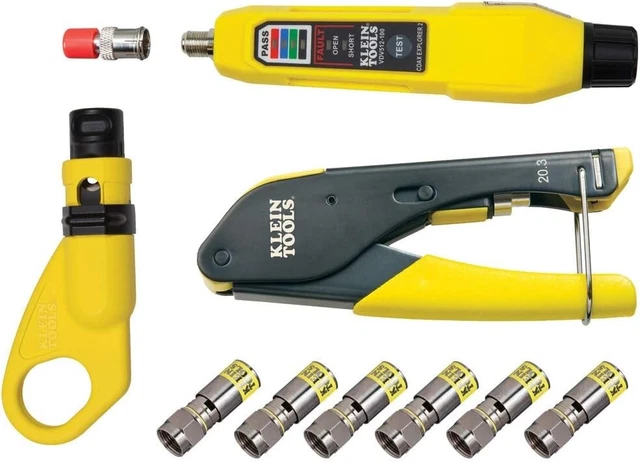 Klein Tools VDV002-818 Coax Installation and Testing Kit