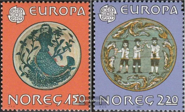 Norway 836-837 (complete issue) unmounted mint / never hinged 1981 Europe: Folkl